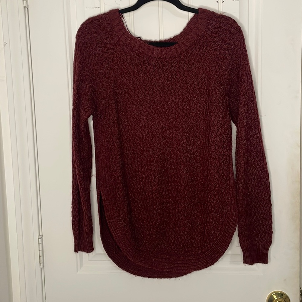 Maroon Knit sweater